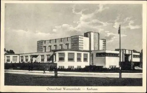 Ak Ostseebad Warnemünde Rostock, Kurhaus