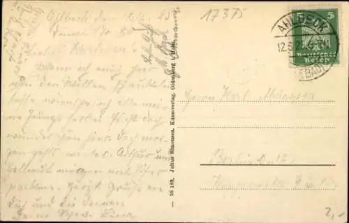 Ak Ostseebad Ahlbeck auf Usedom, Strand, Seebrücke