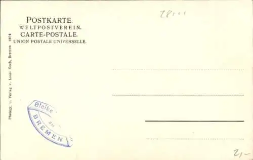 Ak Hansestadt Bremen, Bleikeller