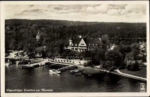 Ak Berlin Zehlendorf Wannsee, Schwedischer Pavillon