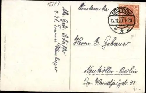 Ak Güstrow in Mecklenburg, Schloss