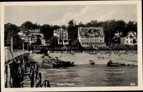 Ak Ostseebad Bansin auf Usedom, Strand