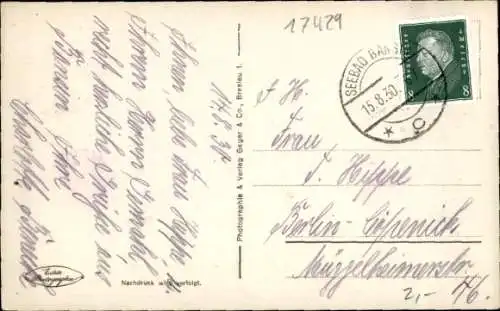 Ak Ostseebad Bansin auf Usedom, Strand