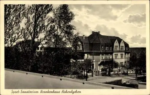 Ak Hohenlychen Lychen in der Uckermark, Sport-Sanatorium, Krankenhaus