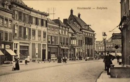 Ak Zutphen Gelderland, Houtmarkt