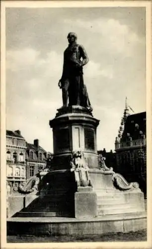 Ak Löwen Löwen Flämisch-Brabant, Place Monseigneur Ladeuze