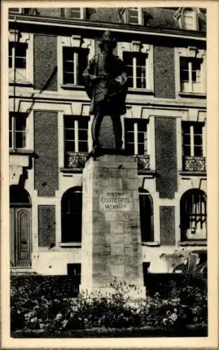 Ak Leuven Flämisch Brabant, Standbild von Pieter Coutereel