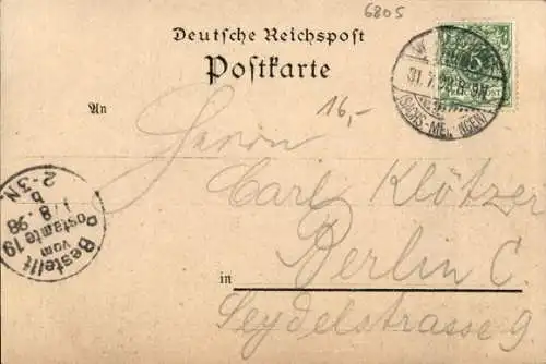 Litho Probstzella in Thüringen, Panorama, Eisenbahn