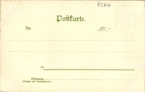 Litho Köthen in Anhalt, Panorama, St. Jacobikirche, Kriegerdenkmal