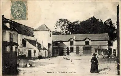 Ak Sevran Seine Saint Denis, Bauernhofs Ferme Hamelin