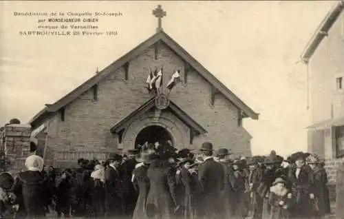 Ak Sartrouville Yvelines, Segen an der Kapelle Sankt Josef