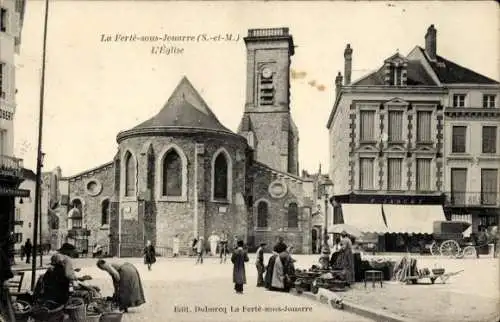 CPA La Ferté sous Jouarre Seine et Marne, Église