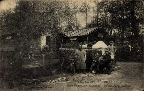 CPA Sainte Mesme Yvelines, Ville Brun, Ecole du Instruction automobile