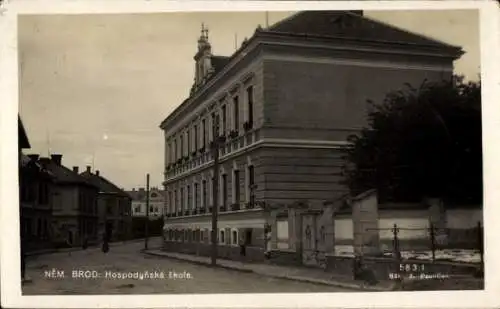 Ak Havlíčkův Brod Německý Brod Deutschbrod Region Hochland, Hospodyňská škola