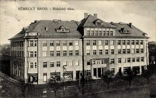 Ak Havlíčkův Brod Německý Brod Deutschbrod Region Hochland, Rolnický dům