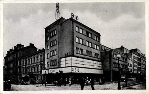 Ak Plzeň Pilsen Stadt, Warenhaus Aso