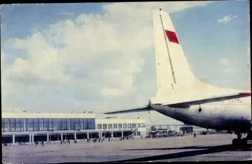 Ak Flughafen, Start- und Landebahn, Passagierflugzeug