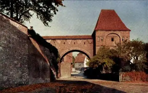 Ak Toruń Thorn Westpreußen, Der Dansker, Tor, Straßenpartie