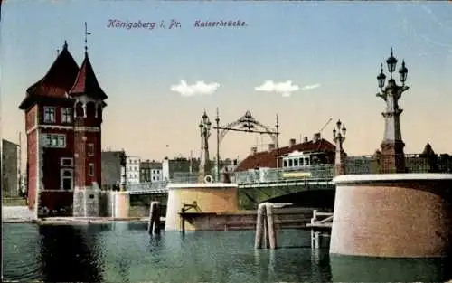 Ak Kaliningrad Königsberg Ostpreußen, Kaiserbrücke