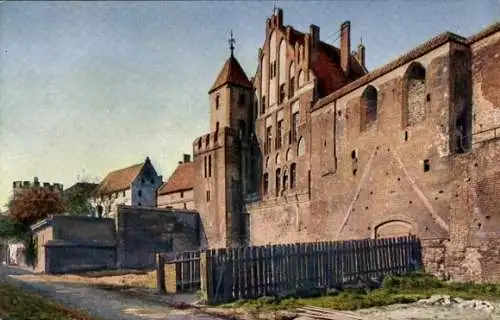 Ak Toruń Thorn Westpreußen, Altes Schloss