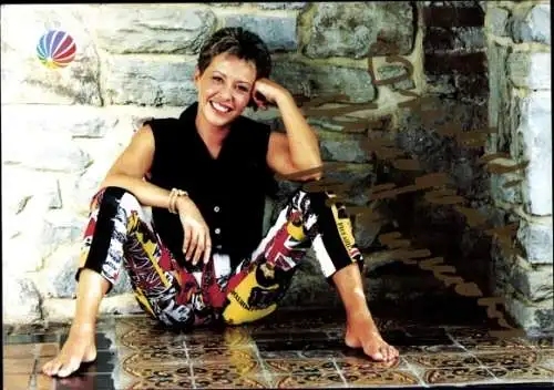 Ak Fernsehmoderatorin Margarethe Schreinemakers, Portrait, Autogramm