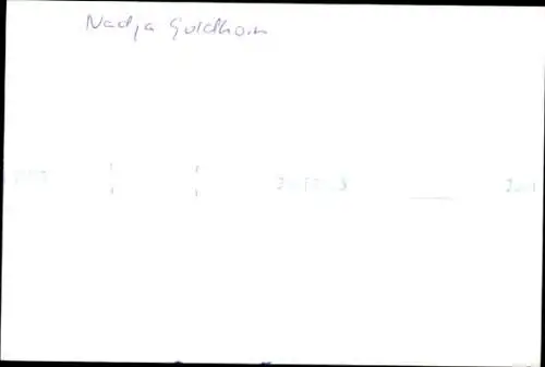 Ak Schauspielerin Nadja Goldhorn und Kind, Portrait, Autogramm