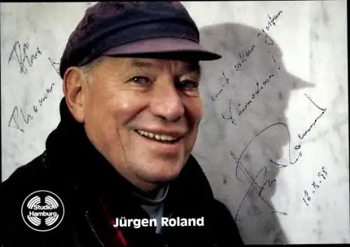 Ak Schauspieler und Regisseur Jürgen Roland, Portrait, Autogramm