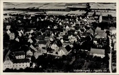 Ak Vollmaringen Nagold im Schwarzwald, Fliegeraufnahme