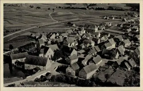 Ak Wilburgstetten in Mittelfranken, Fliegeraufnahme