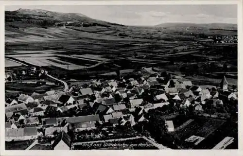 Ak Wittelshofen am Hesselberg, Fliegeraufnahme