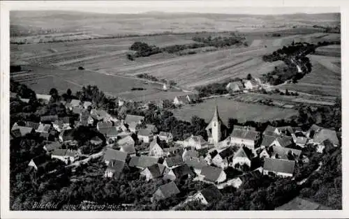 Ak Bitzfeld Bretzfeld in Württemberg, Fliegeraufnahme