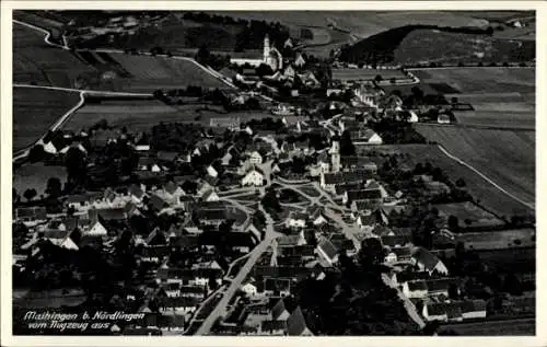 Ak Maihingen bei Nördlingen in Schwaben, Fliegeraufnahme