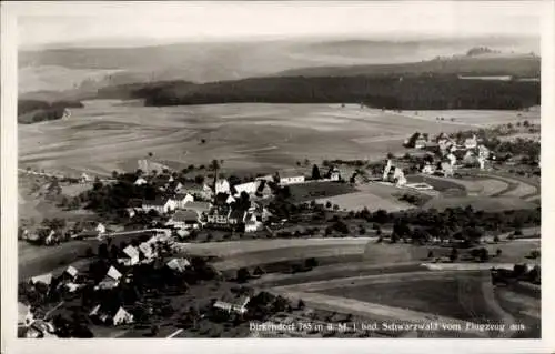 Ak Birkendorf im Schwarzwald Baden Württemberg, Fliegeraufnahme