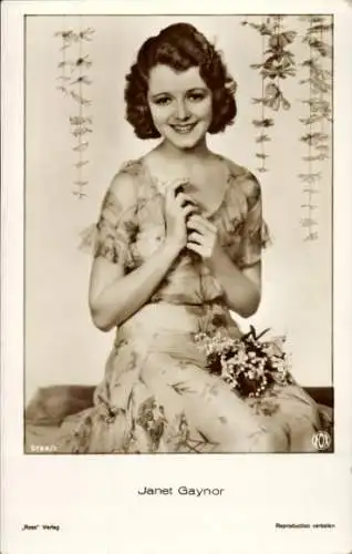 Ak Schauspielerin Janet Gaynor, Portrait, Ross Verlag 5194/3
