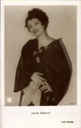 Ak Schauspielerin Janet Gaynor, Portrait