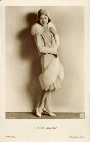Ak Schauspielerin Janet Gaynor, Portrait
