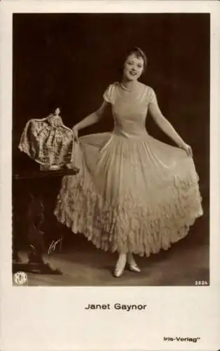 Ak Schauspielerin Janet Gaynor, Portrait