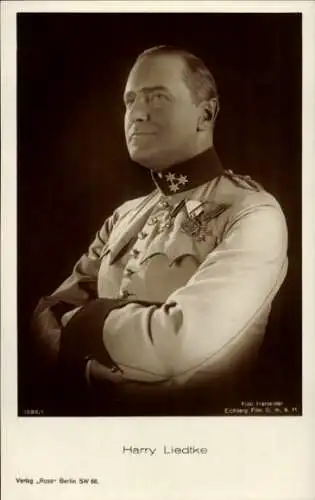 Ak Schauspieler Harry Liedtke, Portrait, Filmkostüm, Uniform