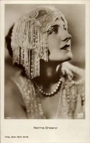 Ak Schauspielerin Norma Shearer, Portrait