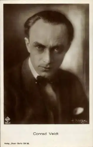 Ak Schauspieler Conrad Veidt, Portrait