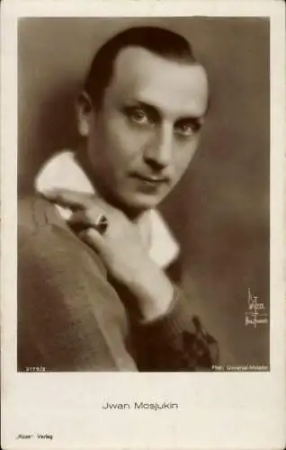 Ak Schauspieler Jwan Mosjukin, Portrait