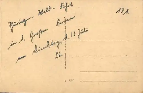 Ak Hildburghausen in Thüringen, Alte Stadtmauer