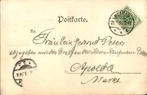 Ak Dresden Altstadt, Hofoper, Opernsänger Karl Scheidemantel