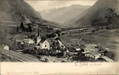 Ak Sankt Jodok am Brenner Tirol, Gesamtansicht