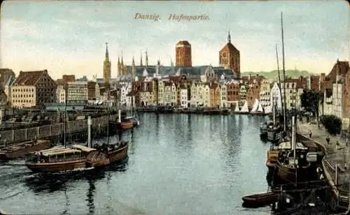 Ak Gdańsk Danzig, Hafenpartie