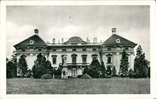 Ak Slavkov u Brna Austerlitz Südmähren, Schloss, Zamek