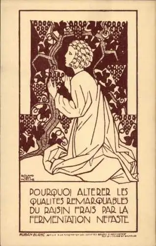 Künstler Ak Pourquoi alterer les qualites remarquables du raisin frais par la fermentation nefaste