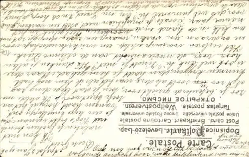 Glitzer Litho Neujahr, Zwerg, Uhr, Kleeblatt