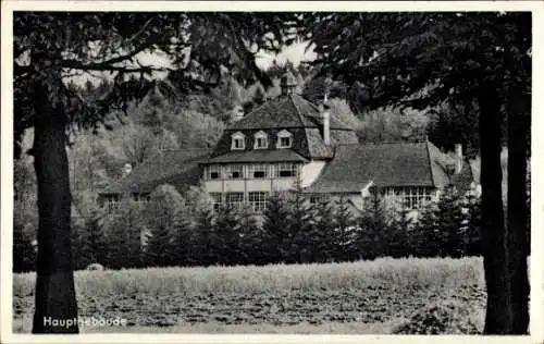 Ak Benneckenstein Oberharz, Georg Zeidler Haus, Hauptgebäude