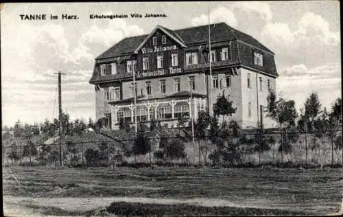 Ak Tanne Oberharz am Brocken, Erholungsheim Villa Johanna